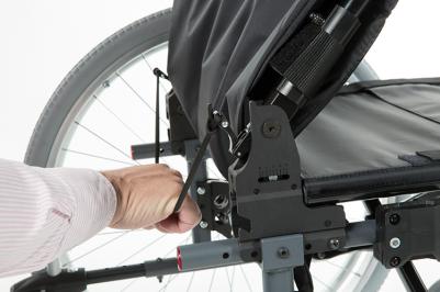 Unique backrest foldable mechanism