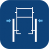 Driving unit width